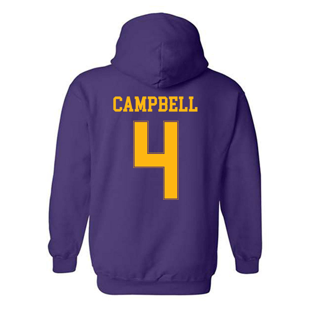 Northern Iowa - NCAA Men's Basketball : Trey Campbell - Classic Shersey Hooded Sweatshirt-1