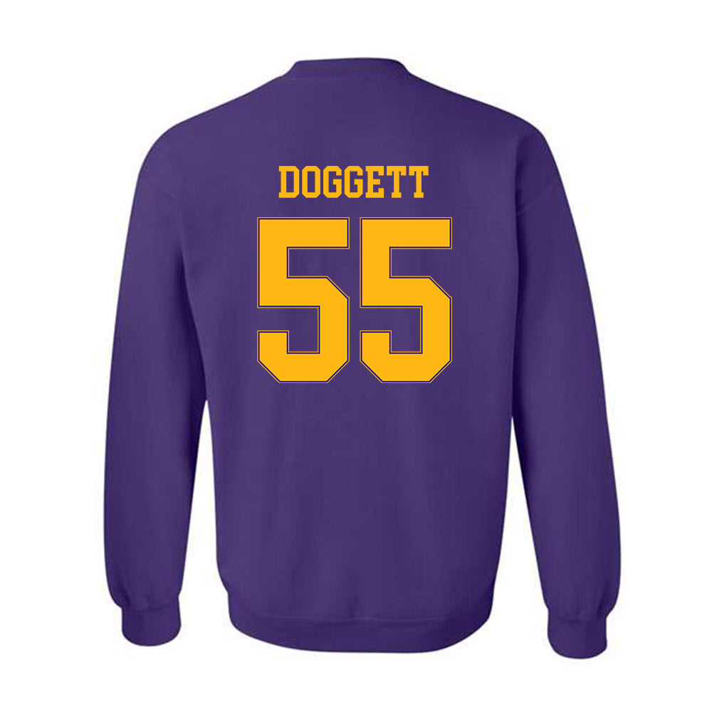 Northern Iowa - NCAA Football : Tate Doggett - Classic Shersey Crewneck Sweatshirt-1