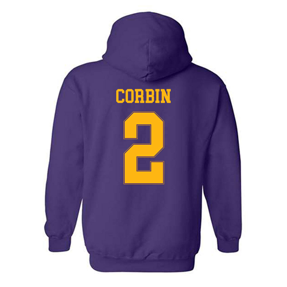 Northern Iowa - NCAA Women's Basketball : Kaylee Corbin - Classic Shersey Hooded Sweatshirt-1