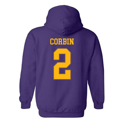 Northern Iowa - NCAA Women's Basketball : Kaylee Corbin - Classic Shersey Hooded Sweatshirt-1