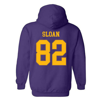 Northern Iowa - NCAA Football : Jamiir Sloan - Classic Shersey Hooded Sweatshirt-1