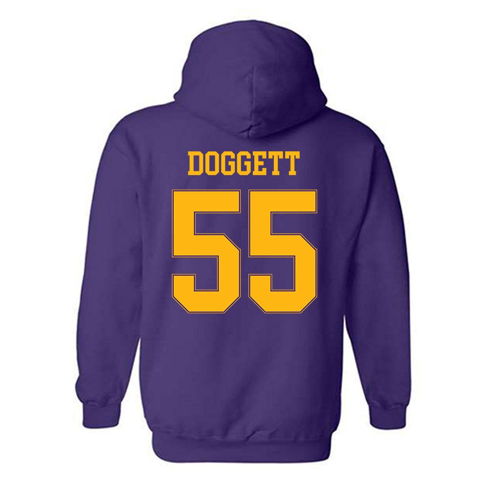 Northern Iowa - NCAA Football : Tate Doggett - Classic Shersey Hooded Sweatshirt-1