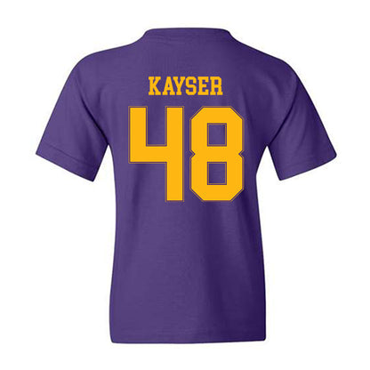 Northern Iowa - NCAA Football : Connor Kayser - Classic Shersey Youth T-Shirt-1