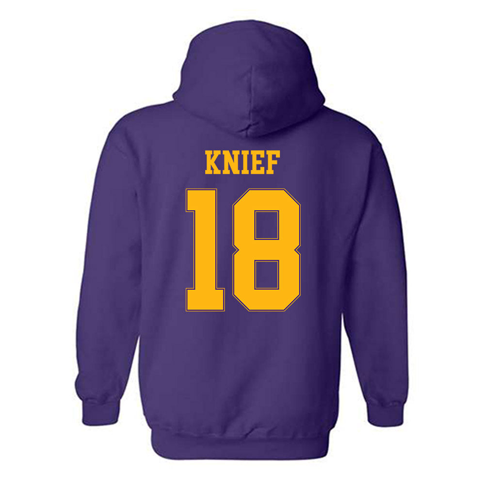 Northern Iowa - NCAA Women's Soccer : Kylie Knief - Classic Shersey Hooded Sweatshirt-1