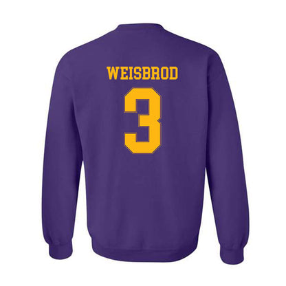 Northern Iowa - NCAA Men's Basketball : Max Weisbrod - Classic Shersey Crewneck Sweatshirt-1