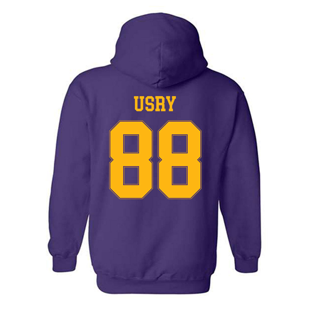 Northern Iowa - NCAA Football : Leyton Usry - Classic Shersey Hooded Sweatshirt-1