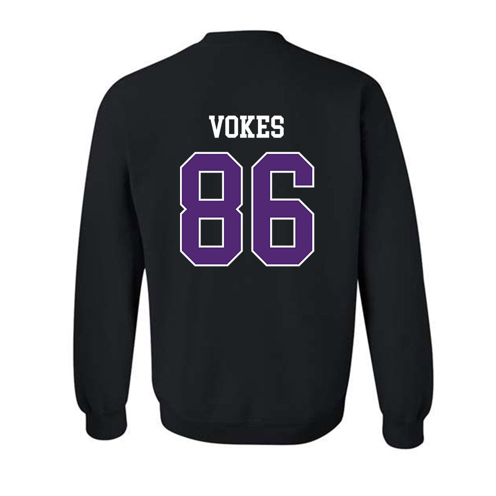 Northern Iowa - NCAA Football : Tiernan Vokes - Classic Shersey Crewneck Sweatshirt-1