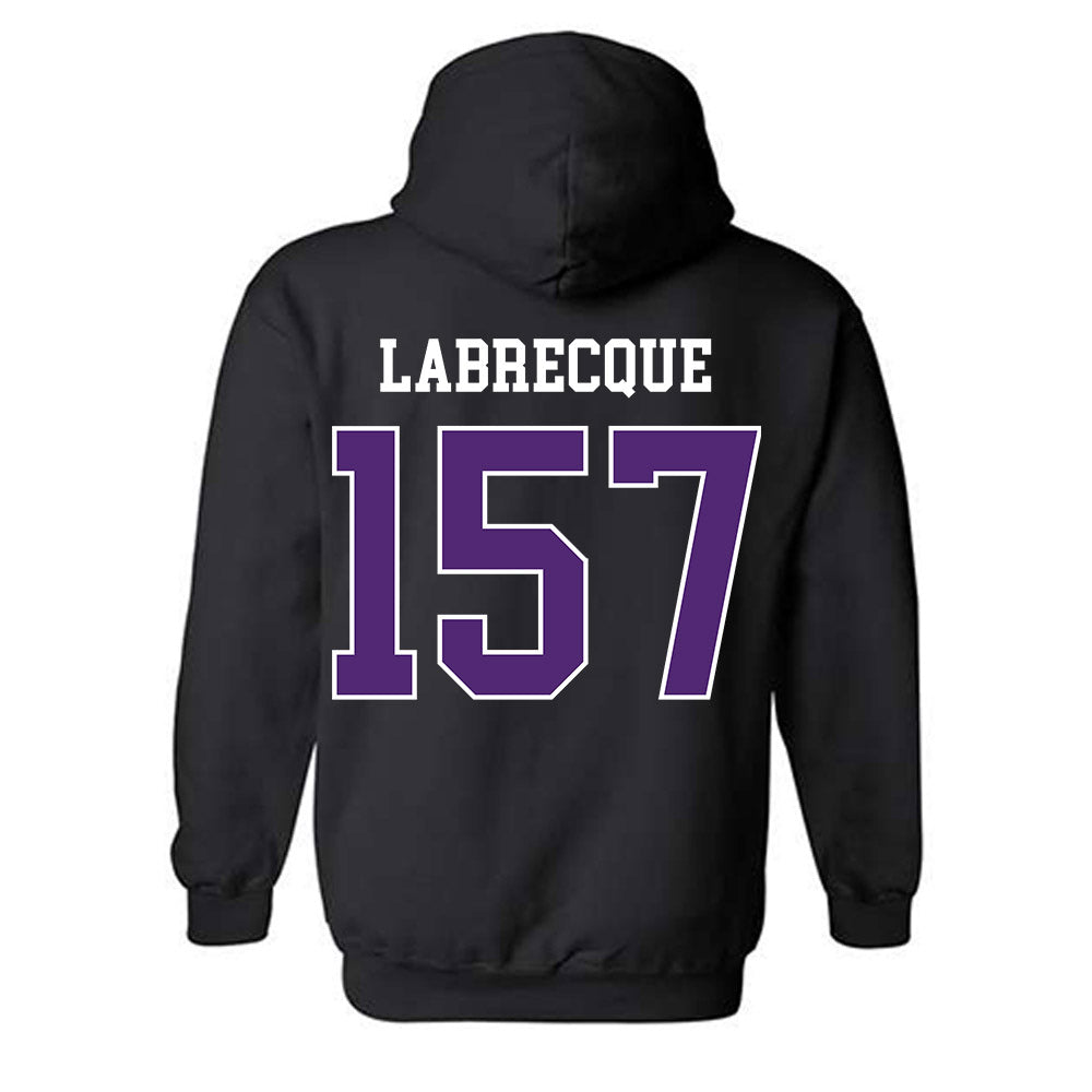 Northern Iowa - NCAA Wrestling : Chris Labrecque - Classic Shersey Hooded Sweatshirt-1