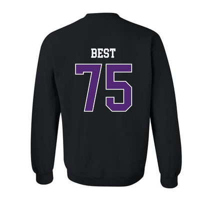 Northern Iowa - NCAA Football : Connor Best - Classic Shersey Crewneck Sweatshirt-1