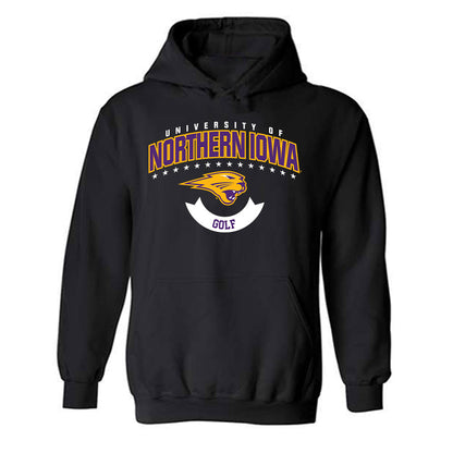 Northern Iowa - NCAA Men's Golf : Davis Tripp - Classic Shersey Hooded Sweatshirt-0