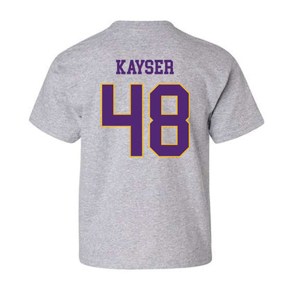 Northern Iowa - NCAA Football : Connor Kayser - Classic Shersey Youth T-Shirt-1