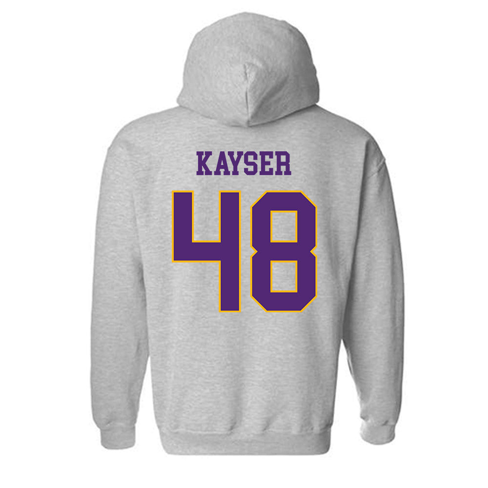Northern Iowa - NCAA Football : Connor Kayser - Classic Shersey Hooded Sweatshirt-1