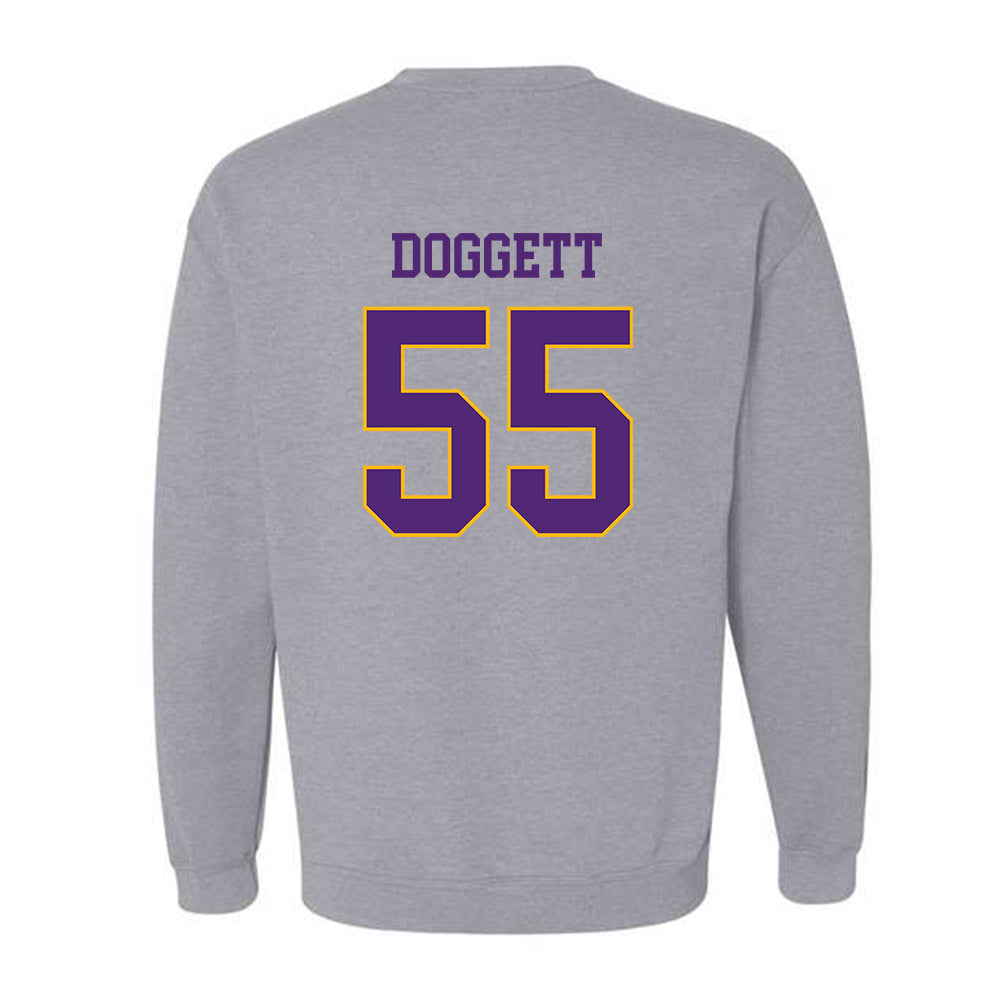 Northern Iowa - NCAA Football : Tate Doggett - Classic Shersey Crewneck Sweatshirt-1
