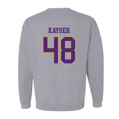 Northern Iowa - NCAA Football : Connor Kayser - Classic Shersey Crewneck Sweatshirt-1