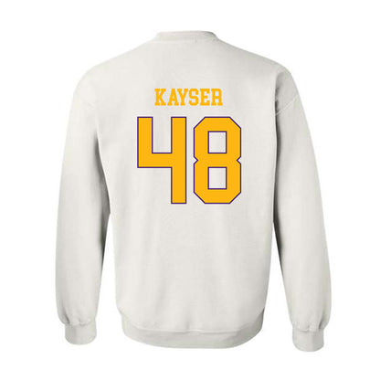 Northern Iowa - NCAA Football : Connor Kayser - Classic Shersey Crewneck Sweatshirt-1