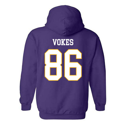 Northern Iowa - NCAA Football : Tiernan Vokes - Classic Shersey Hooded Sweatshirt-1