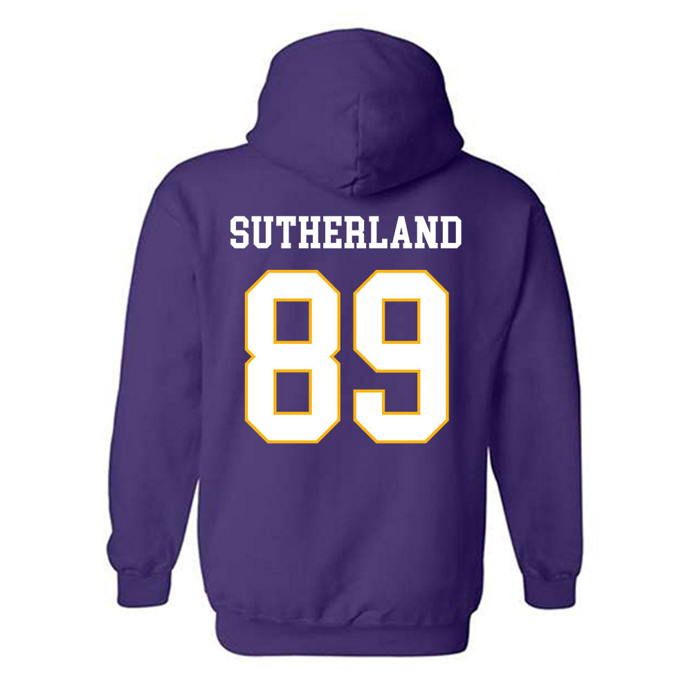 Northern Iowa - NCAA Football : Parker Sutherland - Classic Shersey Hooded Sweatshirt-1