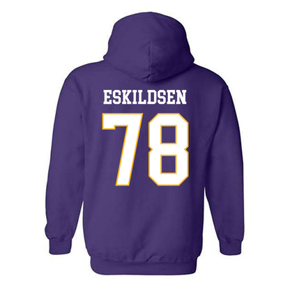 Northern Iowa - NCAA Football : Colby Eskildsen - Classic Shersey Hooded Sweatshirt-1