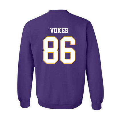Northern Iowa - NCAA Football : Tiernan Vokes - Classic Shersey Crewneck Sweatshirt-1