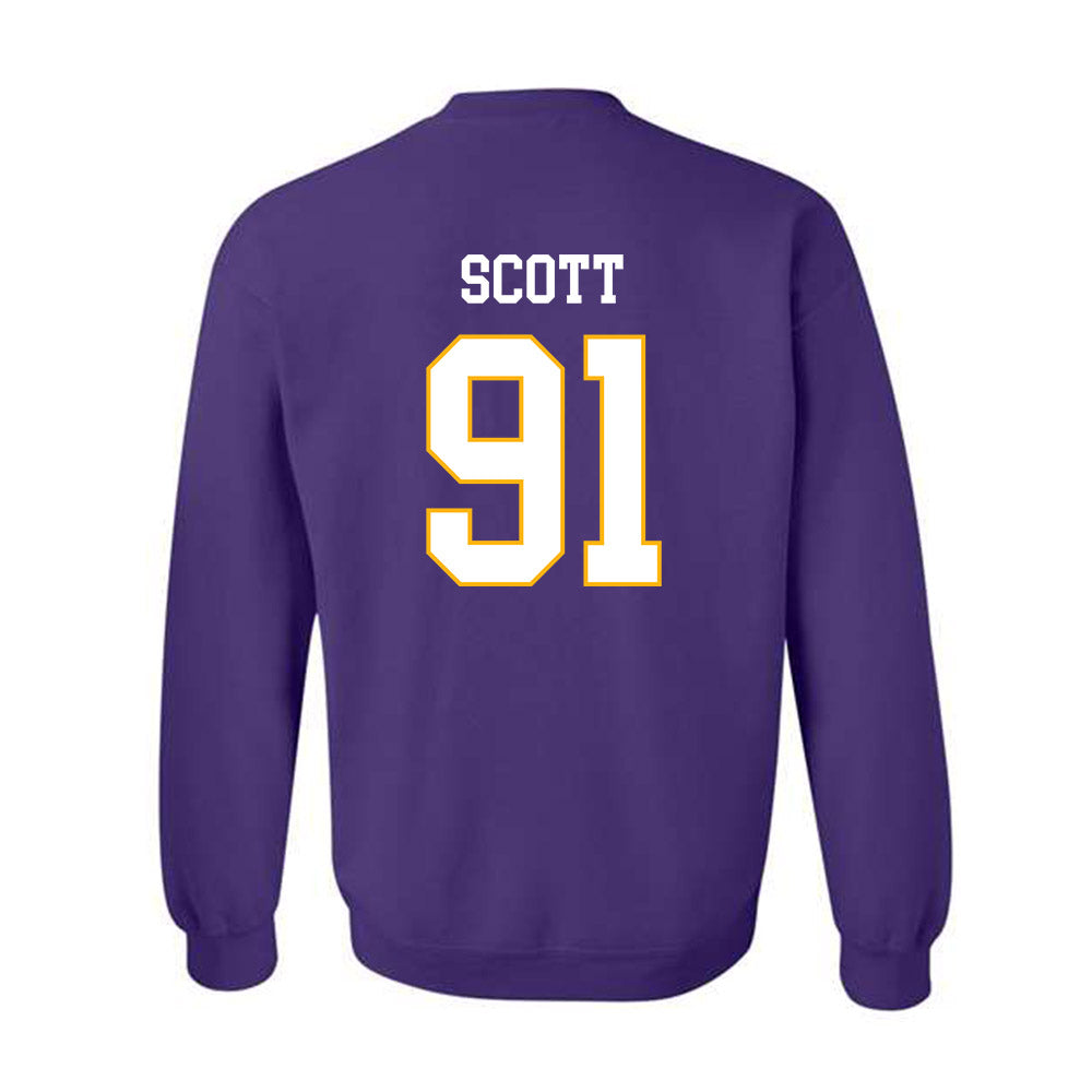 Northern Iowa - NCAA Football : Jimmy Scott - Classic Shersey Crewneck Sweatshirt-1