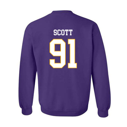 Northern Iowa - NCAA Football : Jimmy Scott - Classic Shersey Crewneck Sweatshirt-1