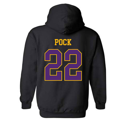 Northern Iowa - NCAA Men's Basketball : Kyle Pock - Classic Shersey Hooded Sweatshirt-1