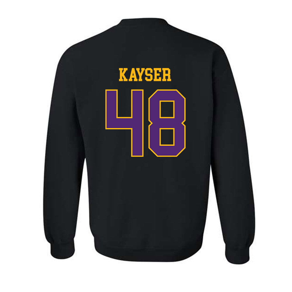 Northern Iowa - NCAA Football : Connor Kayser - Classic Shersey Crewneck Sweatshirt-1
