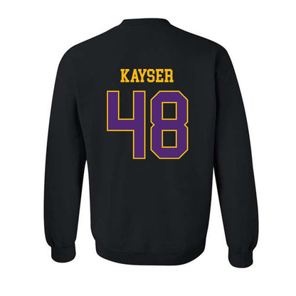 Northern Iowa - NCAA Football : Connor Kayser - Classic Shersey Crewneck Sweatshirt-1
