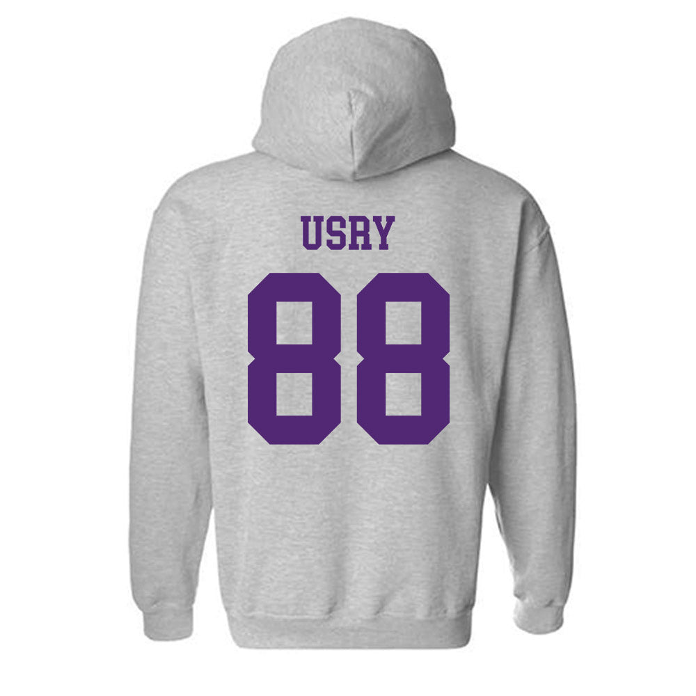 Northern Iowa - NCAA Football : Leyton Usry - Classic Shersey Hooded Sweatshirt-1