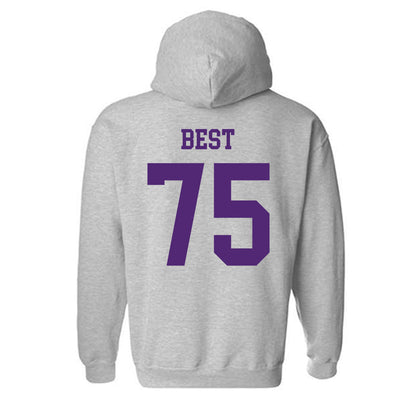 Northern Iowa - NCAA Football : Connor Best - Classic Shersey Hooded Sweatshirt-1