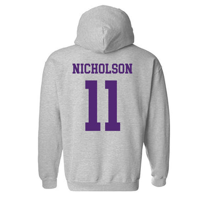 Northern Iowa - NCAA Women's Basketball : Mya Nicholson - Classic Shersey Hooded Sweatshirt-1