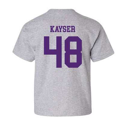 Northern Iowa - NCAA Football : Connor Kayser - Classic Shersey Youth T-Shirt-1