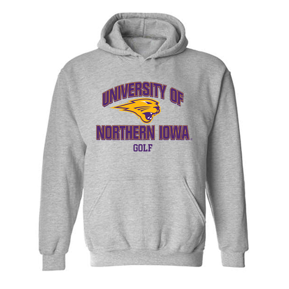 Northern Iowa - NCAA Men's Golf : Davis Tripp - Classic Shersey Hooded Sweatshirt-0