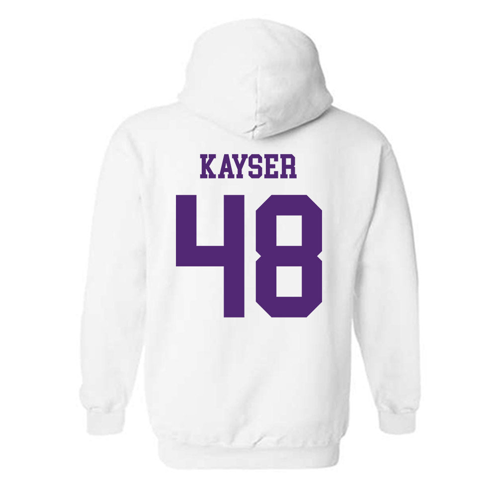 Northern Iowa - NCAA Football : Connor Kayser - Classic Shersey Hooded Sweatshirt-1