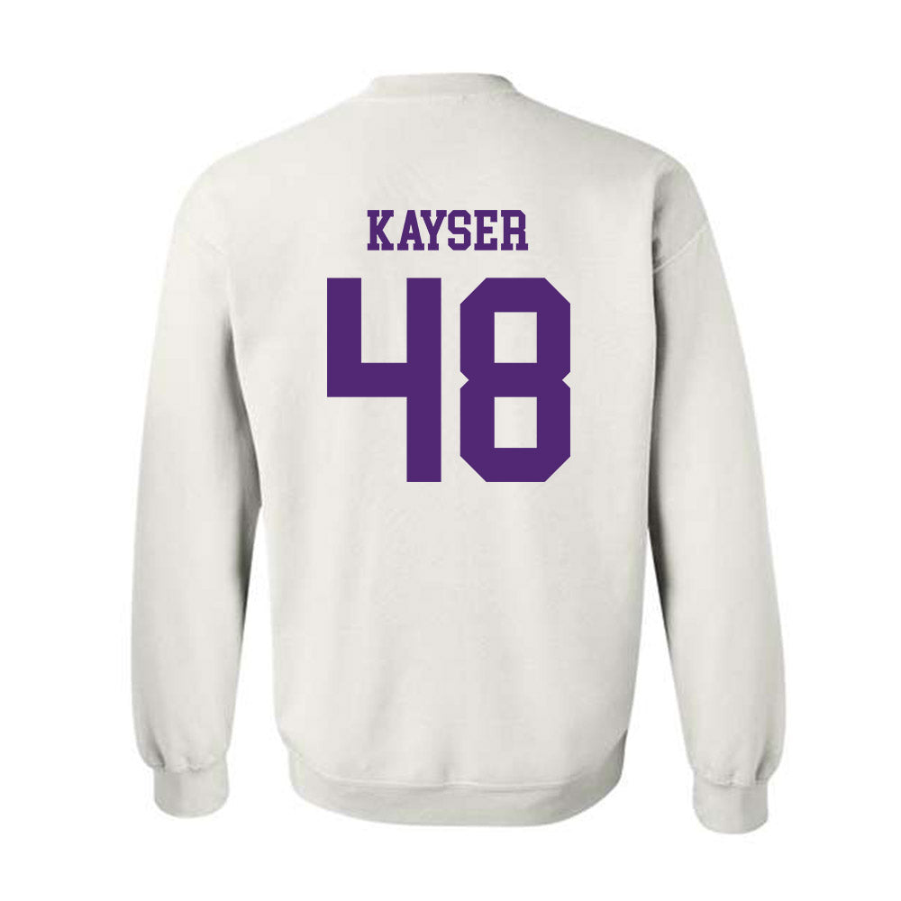 Northern Iowa - NCAA Football : Connor Kayser - Classic Shersey Crewneck Sweatshirt-1