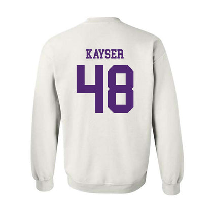 Northern Iowa - NCAA Football : Connor Kayser - Classic Shersey Crewneck Sweatshirt-1
