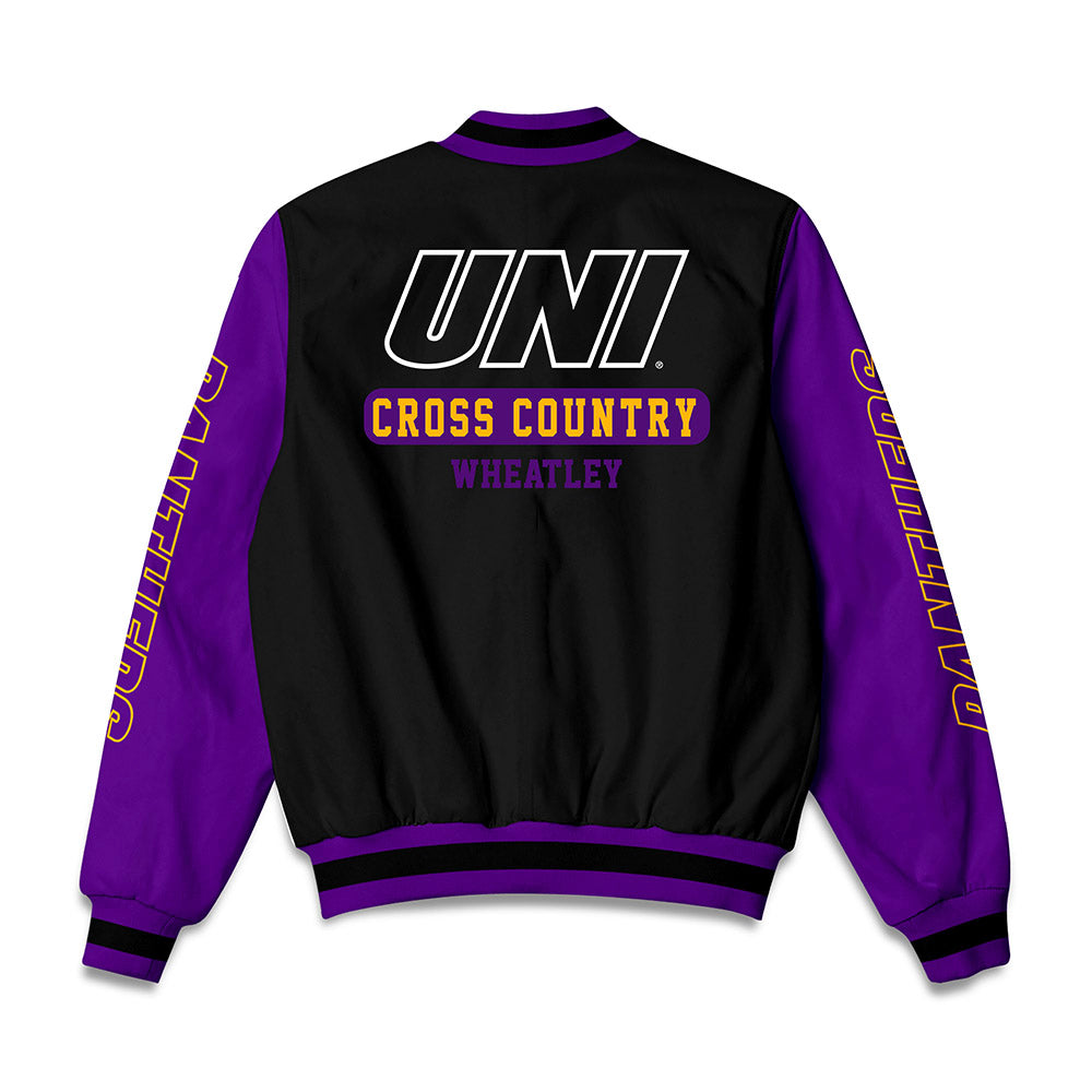 Northern Iowa - NCAA Women's Cross Country : Meghan Wheatley - Bomber Jacket-1