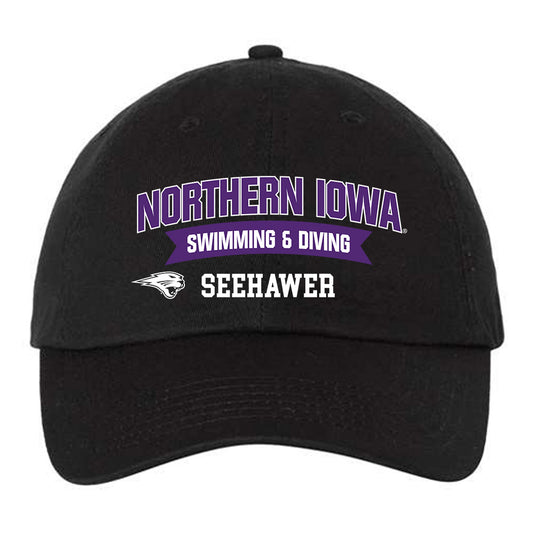 Northern Iowa - NCAA Women's Swimming & Diving : Paige Seehawer - Dad Hat-0