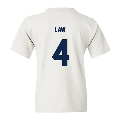 BU - NCAA Softball : Paxton Law - Classic Shersey Youth T-Shirt-1