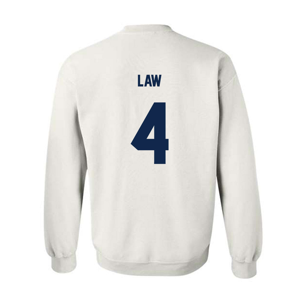 BU - NCAA Softball : Paxton Law - Classic Shersey Crewneck Sweatshirt-1