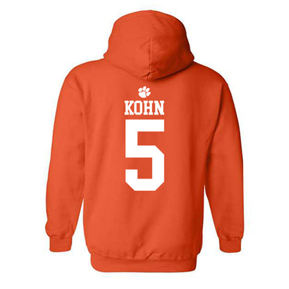Clemson - NCAA Women's Basketball : Hannah Kohn - Sports Shersey Hooded Sweatshirt