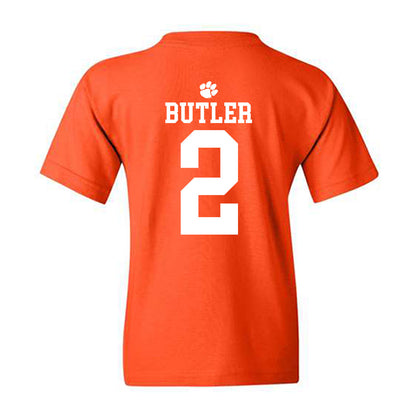 Clemson - NCAA Women's Basketball : Jakerra Butler - Sports Shersey Youth T-Shirt-1