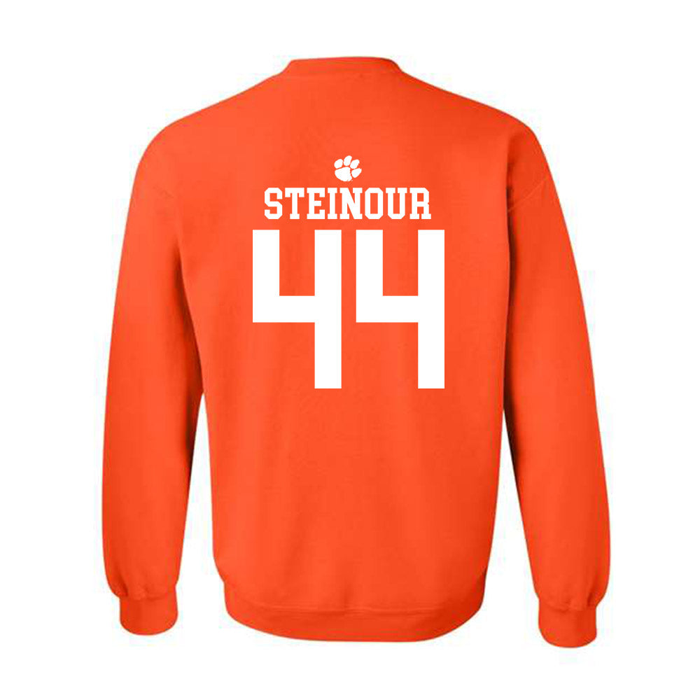 Clemson - NCAA Men's Basketball : Trent Steinour - Sports Shersey Crewneck Sweatshirt-1