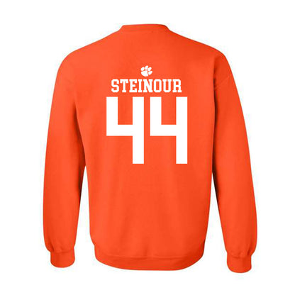 Clemson - NCAA Men's Basketball : Trent Steinour - Sports Shersey Crewneck Sweatshirt-1