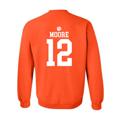 Clemson - NCAA Women's Basketball : Mia Moore - Sports Shersey Crewneck Sweatshirt