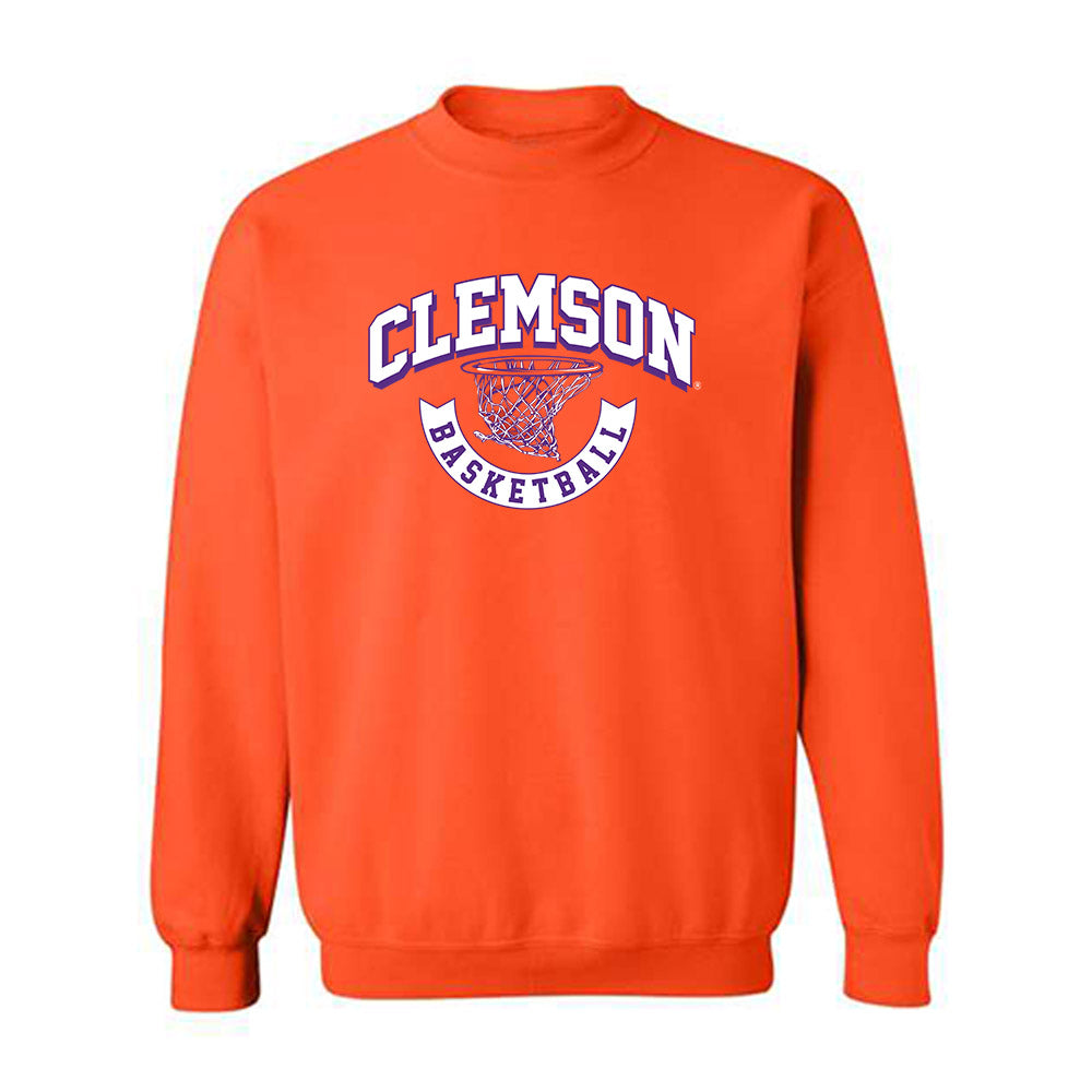 Clemson - NCAA Men's Basketball : Dylan Faulkner - Sports Shersey Crewneck Sweatshirt-0