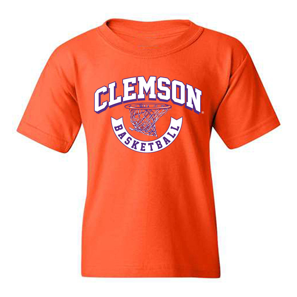 Clemson - NCAA Men's Basketball : Dylan Faulkner - Sports Shersey Youth T-Shirt-0