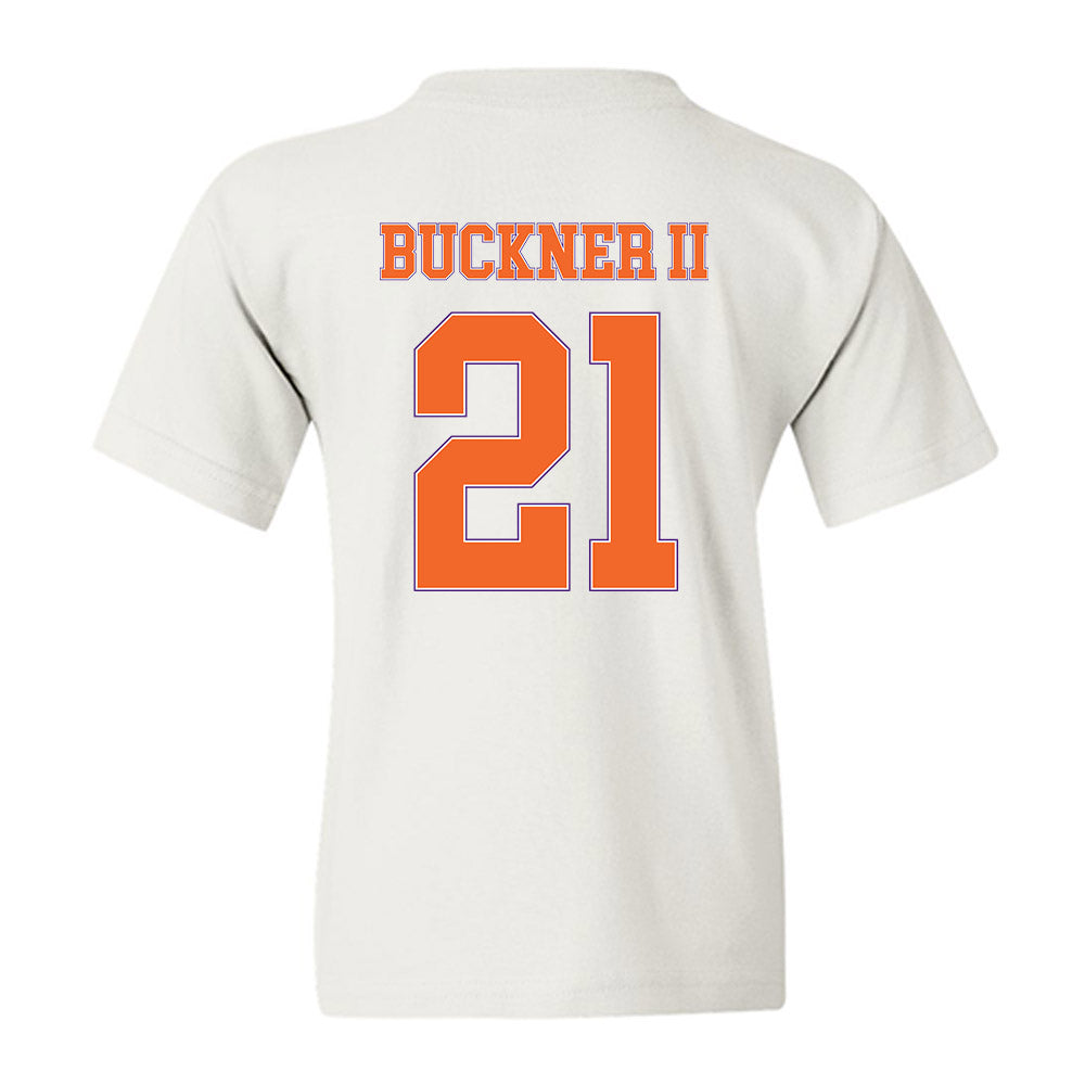 Clemson - NCAA Men's Basketball : Ace Buckner II - Sports Shersey Youth T-Shirt-1