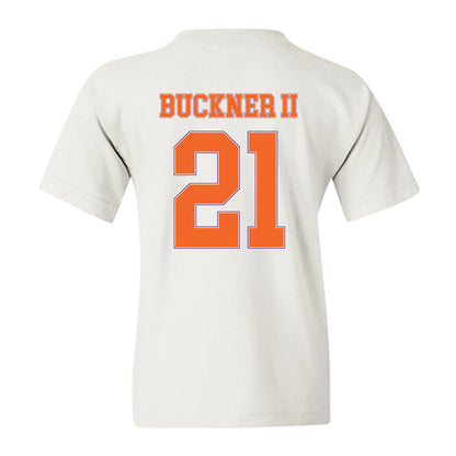 Clemson - NCAA Men's Basketball : Ace Buckner II - Sports Shersey Youth T-Shirt-1