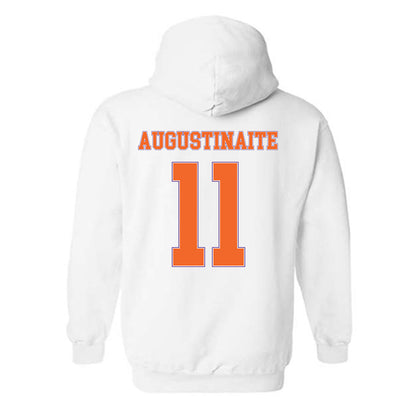 Clemson - NCAA Women's Basketball : Rusne Augustinaite - Sports Shersey Hooded Sweatshirt-1